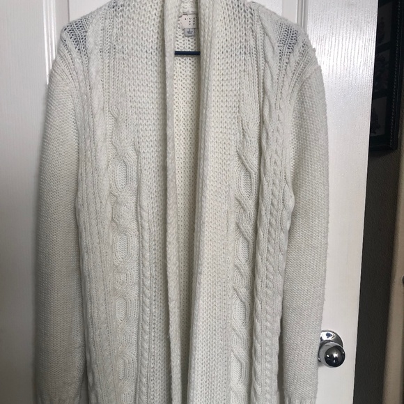 Cream Cardigan Size Large - Picture 1 of 6